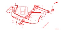 PARAURTI POSTERIORE  per Honda CIVIC TOURER 1.8 SE 5 Porte 5 velocità automatico 2016