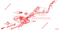 CONDOTTO RIEMPITORE COMBUSTIBILE  per Honda CIVIC TOURER 1.8 EXGT 5 Porte 5 velocità automatico 2017