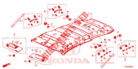FODERA TETTO  per Honda CIVIC TOURER 1.8 SE 5 Porte 5 velocità automatico 2017