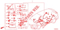 BARDATURA FILO (3) (RH) per Honda CIVIC TOURER 1.8 ES 5 Porte 6 velocità manuale 2014