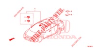 BARDATURA FILO (6) (RH) per Honda CIVIC TOURER 1.8 ES 5 Porte 6 velocità manuale 2014