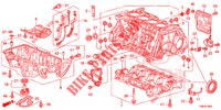 BLOCCO CILINDRO/SCODELLO OLIO  per Honda CIVIC TOURER 1.8 ES 5 Porte 6 velocità manuale 2014