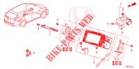 CABLAGGIO NAVI  per Honda CIVIC TOURER 1.8 ES 5 Porte 6 velocità manuale 2014