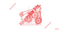 CINTURA ALTERNATORE per Honda CIVIC TOURER 1.8 ES 5 Porte 6 velocità manuale 2014