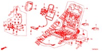 COMP. SEDILE ANT. (G.) (SIEGE REGLAGE MANUEL) per Honda CIVIC TOURER 1.8 ES 5 Porte 6 velocità manuale 2014