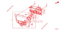 CONTROLLO RISCALDATORE (RH) per Honda CIVIC TOURER 1.8 ES 5 Porte 6 velocità manuale 2014