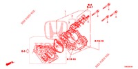 CORPO VALVOLA IMMISSIONE('84,'85)  per Honda CIVIC TOURER 1.8 ES 5 Porte 6 velocità manuale 2014