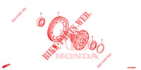 INGRANAGGIO DIFFERENZIALE  per Honda CIVIC TOURER 1.8 ES 5 Porte 6 velocità manuale 2014