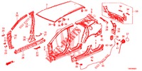 PANNELLI ESTERNI/PANNELLO POSTERIORE  per Honda CIVIC TOURER 1.8 ES 5 Porte 6 velocità manuale 2014