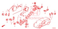SENSORE PARCHEGGIO  per Honda CIVIC TOURER 1.8 ES 5 Porte 6 velocità manuale 2014