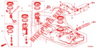 SERBATOIO COMBUSTIBILE  per Honda CIVIC TOURER 1.8 ES 5 Porte 6 velocità manuale 2014