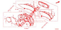 TACHIMETRO  per Honda CIVIC TOURER 1.8 ES 5 Porte 6 velocità manuale 2014