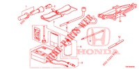 UTENSILI/CRICCO  per Honda CIVIC TOURER 1.8 ES 5 Porte 6 velocità manuale 2014