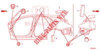 ANELLO DI TENUTA (LATERAL) per Honda CIVIC TOURER 1.8 LIFESTYLE 5 Porte 6 velocità manuale 2014