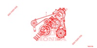 CINTURA ALTERNATORE per Honda CIVIC TOURER 1.8 LIFESTYLE 5 Porte 6 velocità manuale 2014