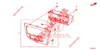 CONTROLLO RISCALDATORE (RH) per Honda CIVIC TOURER 1.8 LIFESTYLE 5 Porte 6 velocità manuale 2014