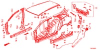 PANNELLI ESTERNI/PANNELLO POSTERIORE  per Honda CIVIC TOURER 1.8 LIFESTYLE 5 Porte 6 velocità manuale 2014