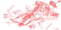 STOINO PAVIMENTO/ISOLATORE  per Honda CIVIC TOURER 1.8 ES 5 Porte 6 velocità manuale 2015