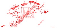 CONDOTTO SCARICO/SILENZIATORE (PGM FI)  per Honda CIVIC TOURER 1.8 EX 5 Porte 6 velocità manuale 2015