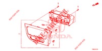 CONTROLLO RISCALDATORE (RH) per Honda CIVIC TOURER 1.8 EX 5 Porte 6 velocità manuale 2015