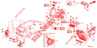 UNITA DI CONTROLLO (CABINE) (1) (RH) per Honda CIVIC TOURER 1.8 EX 5 Porte 6 velocità manuale 2015