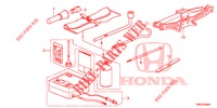 UTENSILI/CRICCO  per Honda CIVIC TOURER 1.8 EX 5 Porte 6 velocità manuale 2015