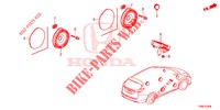 ANTENNA/ALTOPARLANTE  per Honda CIVIC TOURER 1.8 SE 5 Porte 6 velocità manuale 2015