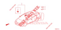 BARDATURA FILO (6) (RH) per Honda CIVIC TOURER 1.8 SE 5 Porte 6 velocità manuale 2015