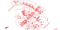 FODERA PORTELLONE/ FODERAMENTO PANNELLO(2D)  per Honda CIVIC TOURER 1.8 SE 5 Porte 6 velocità manuale 2015