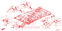 FODERA TETTO  per Honda CIVIC TOURER 1.8 SE 5 Porte 6 velocità manuale 2015