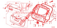 PANNELLO PORTELLONE(2D)  per Honda CIVIC TOURER 1.8 SE 5 Porte 6 velocità manuale 2015