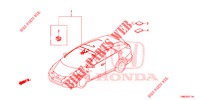 BARDATURA FILO (6) (RH) per Honda CIVIC TOURER 1.8 ES 5 Porte 6 velocità manuale 2016