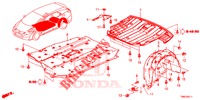 COPERTURA SOTTO  per Honda CIVIC TOURER 1.8 ES 5 Porte 6 velocità manuale 2016