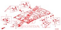 FODERA TETTO  per Honda CIVIC TOURER 1.8 ES 5 Porte 6 velocità manuale 2016