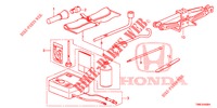 UTENSILI/CRICCO  per Honda CIVIC TOURER 1.8 ES 5 Porte 6 velocità manuale 2016