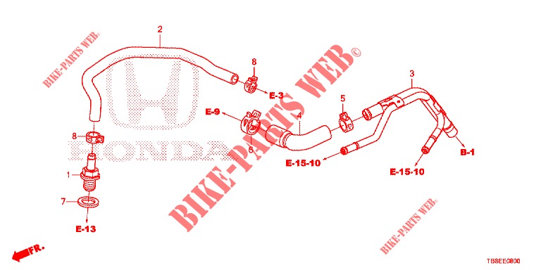 CONDOTTO ASPIRATORE( '05)  per Honda CIVIC TOURER 1.8 ES 5 Porte 6 velocità manuale 2016