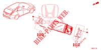 CABLAGGIO NAVI  per Honda CIVIC TOURER 1.8 EX 5 Porte 6 velocità manuale 2016