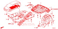 COPERTURA SOTTO  per Honda CIVIC TOURER 1.8 EX 5 Porte 6 velocità manuale 2016