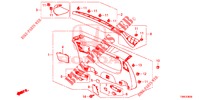 FODERA PORTELLONE/ FODERAMENTO PANNELLO(2D)  per Honda CIVIC TOURER 1.8 EX 5 Porte 6 velocità manuale 2016
