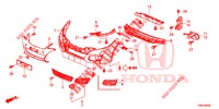 PARAURTI ANTERIORE  per Honda CIVIC TOURER 1.8 EXGT 5 Porte 6 velocità manuale 2016