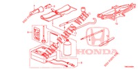 UTENSILI/CRICCO  per Honda CIVIC TOURER 1.8 SE 5 Porte 6 velocità manuale 2016