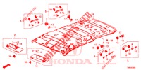 FODERA TETTO  per Honda CIVIC TOURER 1.8 EX 5 Porte 6 velocità manuale 2017