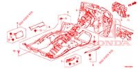 STOINO PAVIMENTO/ISOLATORE  per Honda CIVIC TOURER 1.8 SE 5 Porte 6 velocità manuale 2017