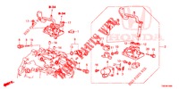 LEVA DI CAMBIO (DIESEL) per Honda CIVIC TOURER DIESEL 1.6 ES 5 Porte 6 velocità manuale 2014