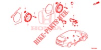 ANTENNA/ALTOPARLANTE  per Honda CIVIC TOURER DIESEL 1.6 EXGT 5 Porte 6 velocità manuale 2014