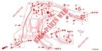 ARIA CONDIZIONATA (FLEXIBLES/TUYAUX) (DIESEL) (RH) per Honda CIVIC TOURER DIESEL 1.6 EXGT 5 Porte 6 velocità manuale 2014