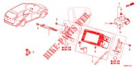 CABLAGGIO NAVI  per Honda CIVIC TOURER DIESEL 1.6 EXGT 5 Porte 6 velocità manuale 2014