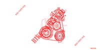 CINGHIA DELL'ALTERNATORE (DIESEL) per Honda CIVIC TOURER DIESEL 1.6 EXGT 5 Porte 6 velocità manuale 2014