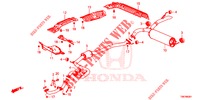 CONDOTTO SCARICO/SILENZIATORE (DIESEL) per Honda CIVIC TOURER DIESEL 1.6 EXGT 5 Porte 6 velocità manuale 2014