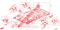 FODERA TETTO  per Honda CIVIC TOURER DIESEL 1.6 EXGT 5 Porte 6 velocità manuale 2014